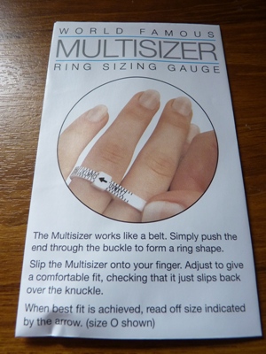 Multisizer ring sizing gauge SilverStone Jewellery Multisizer ring sizing gauge SilverStone Jewellery