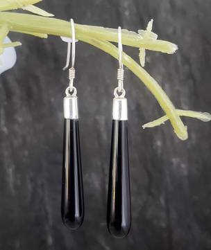 Black onyx earrings - top seller