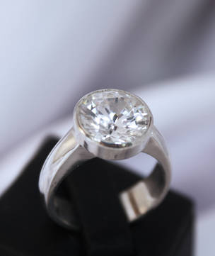 Sterling silver cubic zirconia ring | Bring the BLING