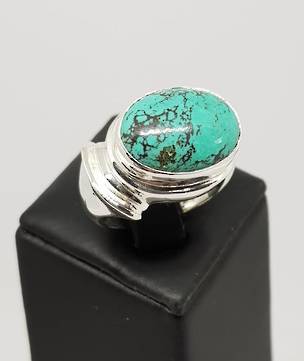 Sterling silver turquoise ring, gorgeous design, NZ made