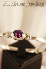 amethyst baby bangle