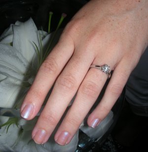 handmade 18ct white gold diamond engagement ring 1 handmade 18ct white gold diamond engagement ring 1